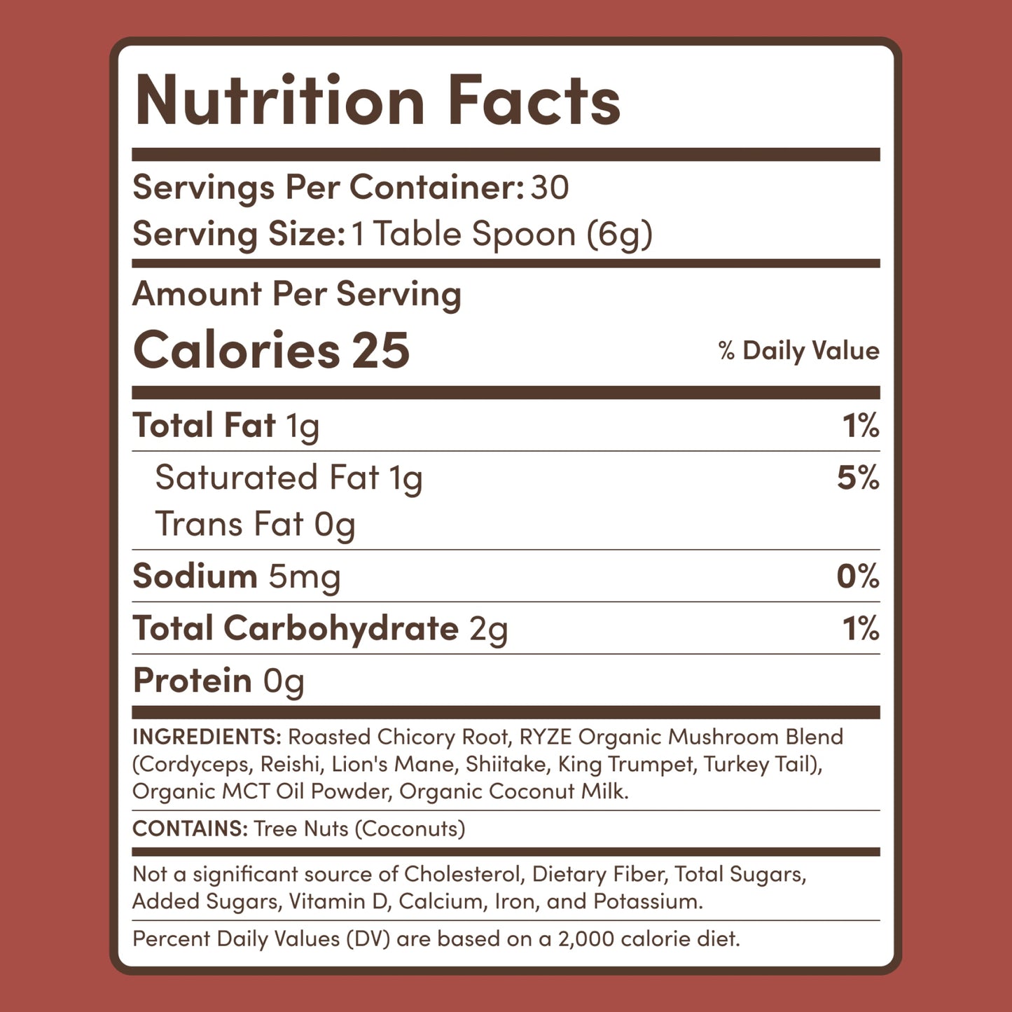 Mushroom Chicory (1 Pack - 30 Servings) - XJU8