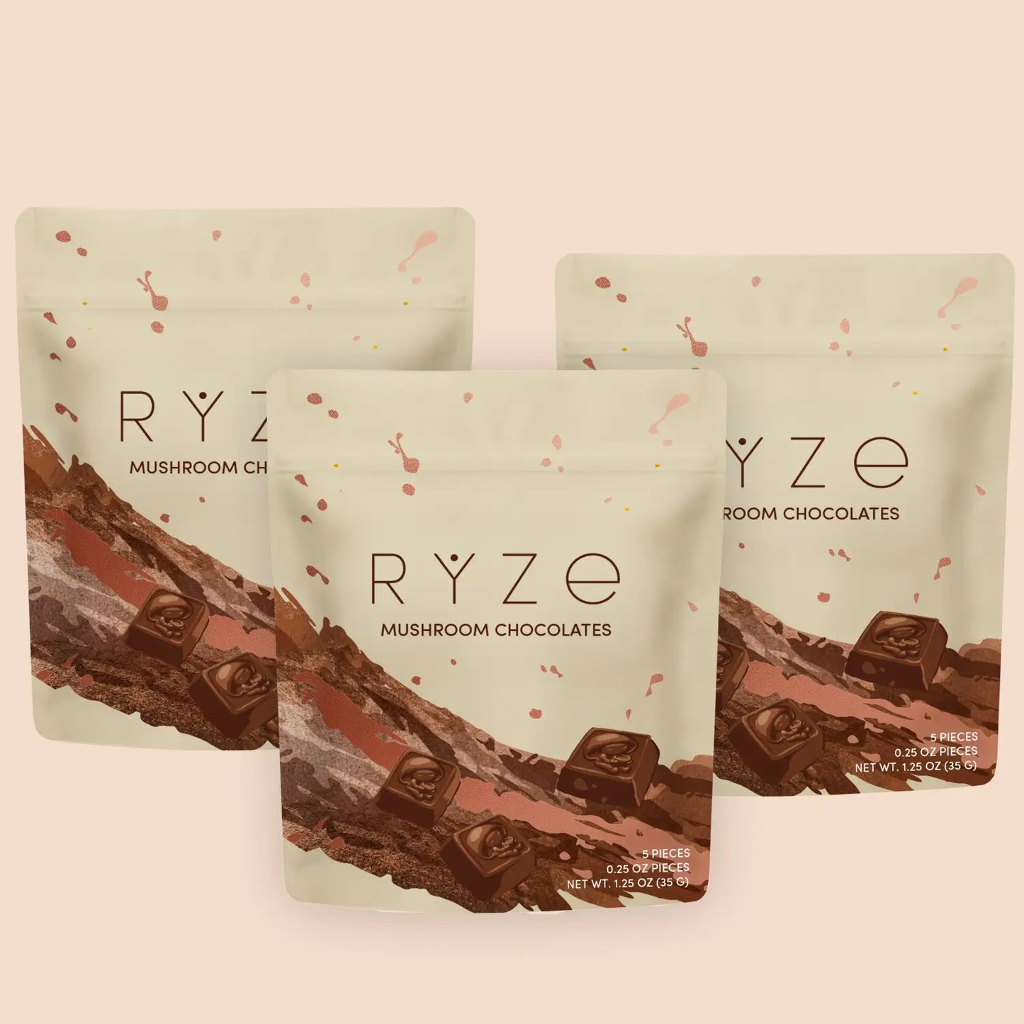 Mushroom Chocolates Rye (15 pieces) - J5TF