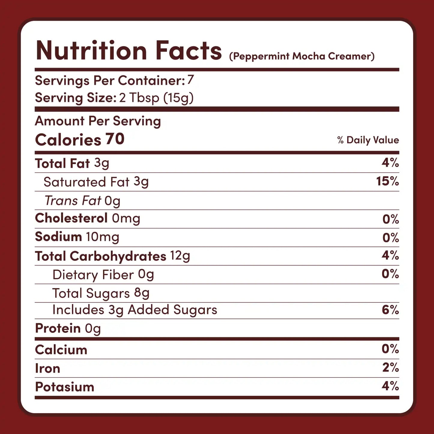 Peppermint Mocha Creamer Add-On (SPECIAL PRICING) - T4MI