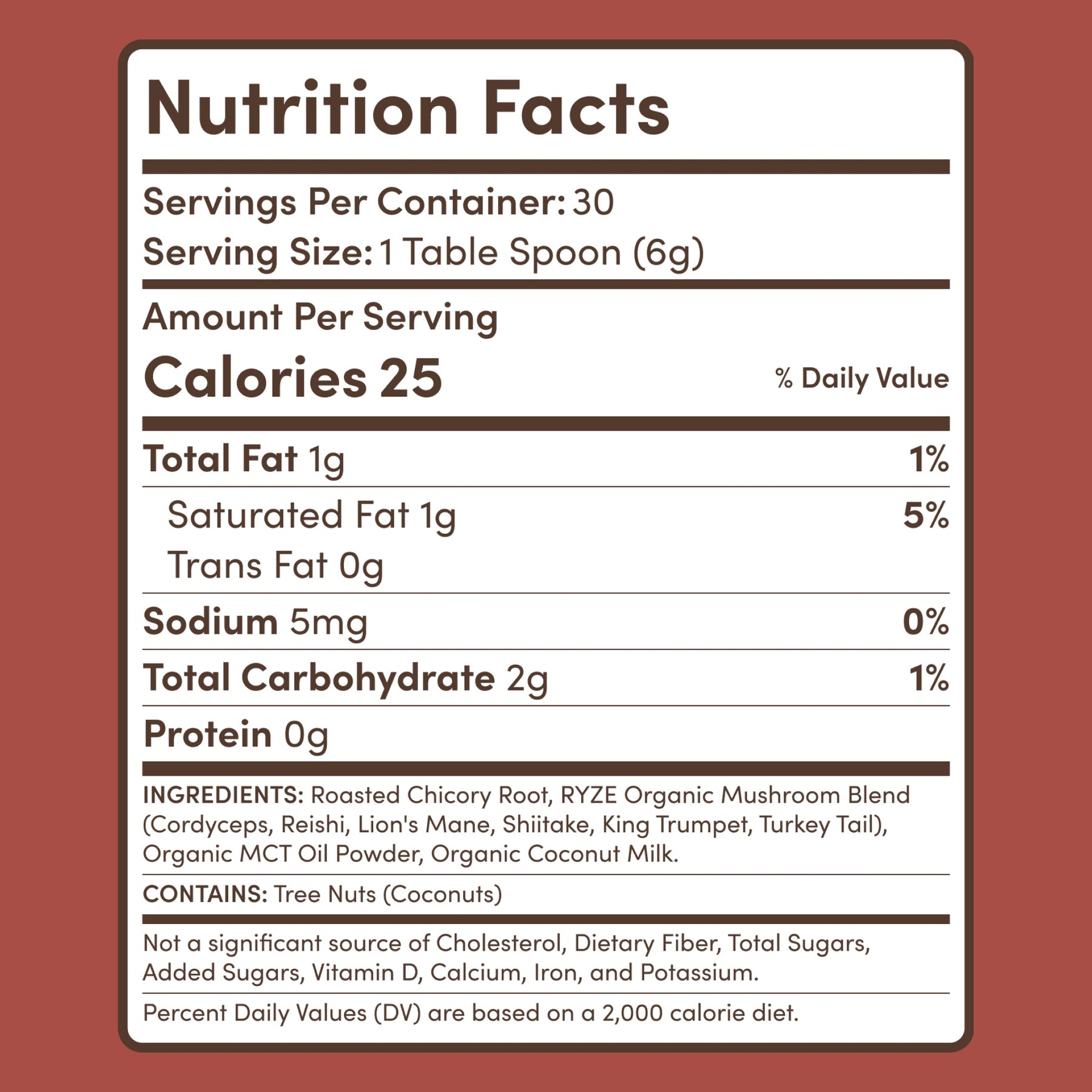 Mushroom Chicory (1 Pack - 30 Servings) - XJU8