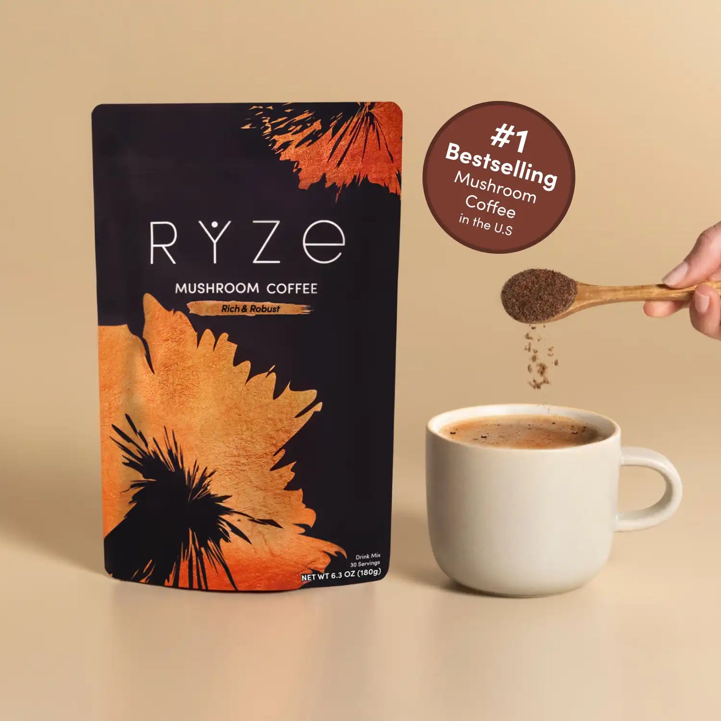 Mushroom Coffee 30 Servings - 1UMN