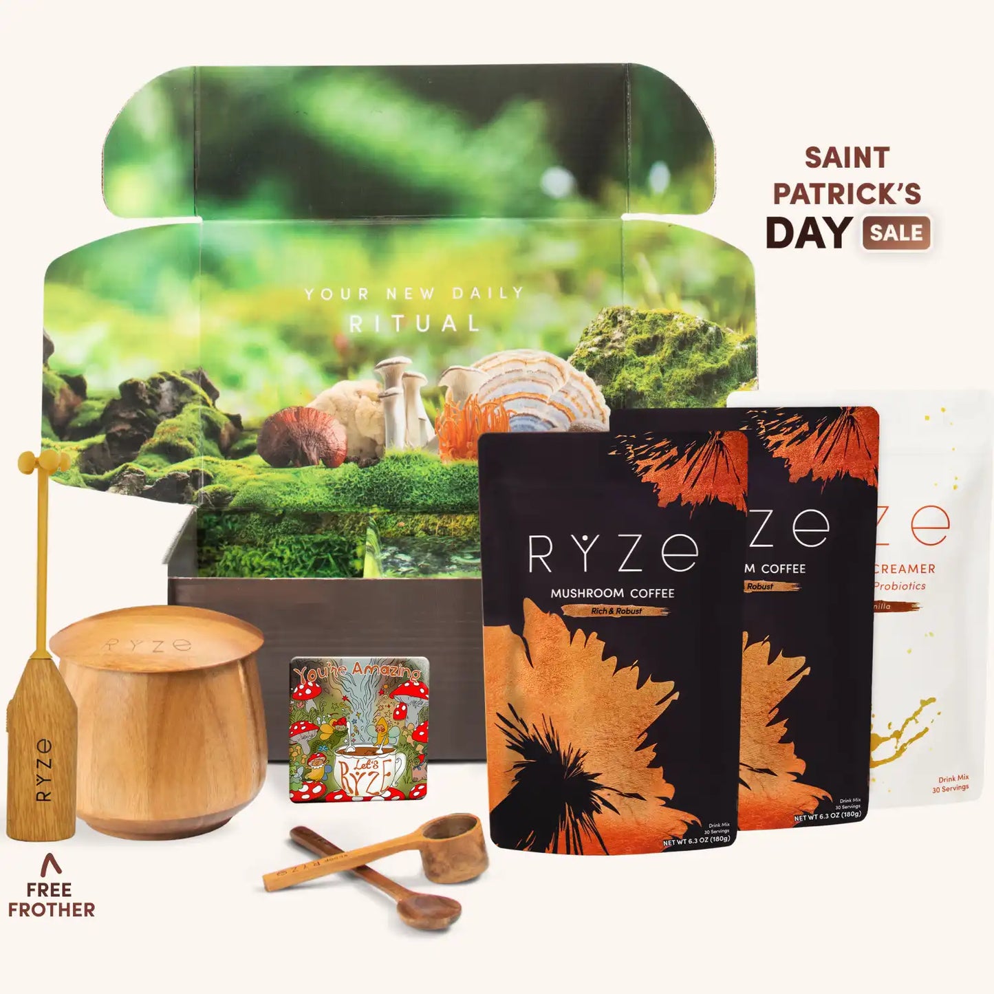Mushroom Coffee Ritual Set - 52H5