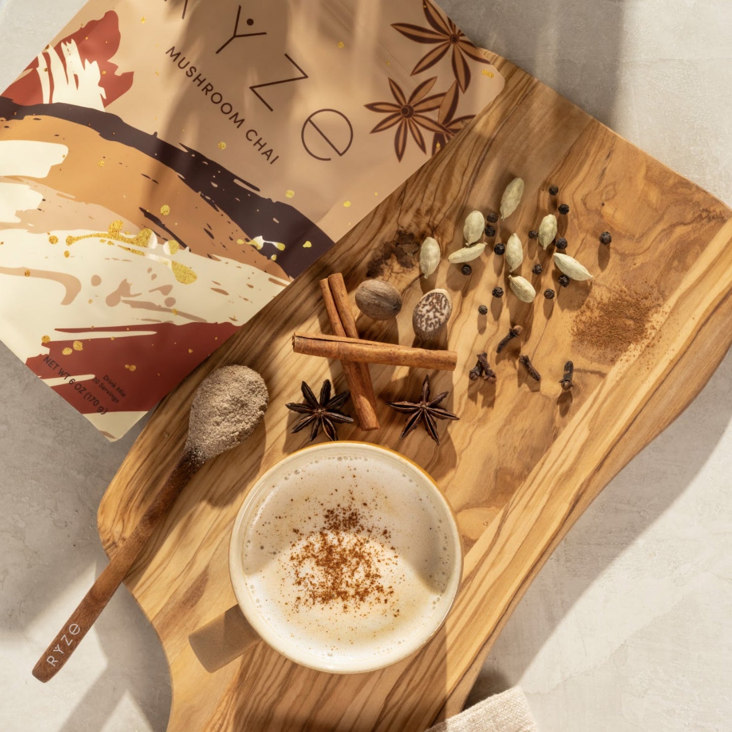 Mushroom Chai (1 Pack - 20 Servings) - 6Z7O