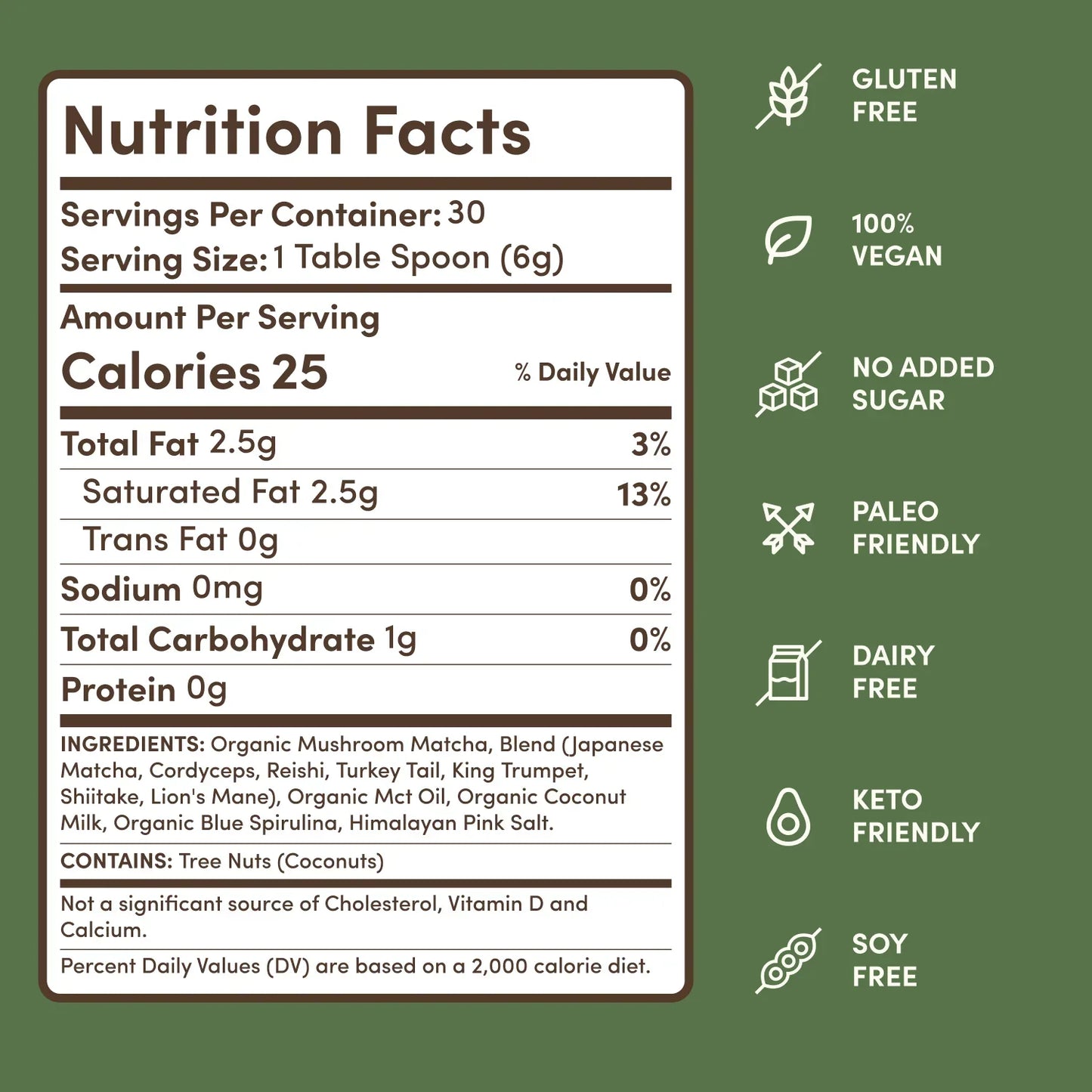Mushroom Matcha (30 Servings) - D1SX