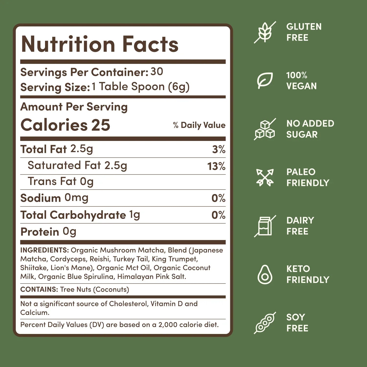 Mushroom Matcha (30 Servings) - D1SX