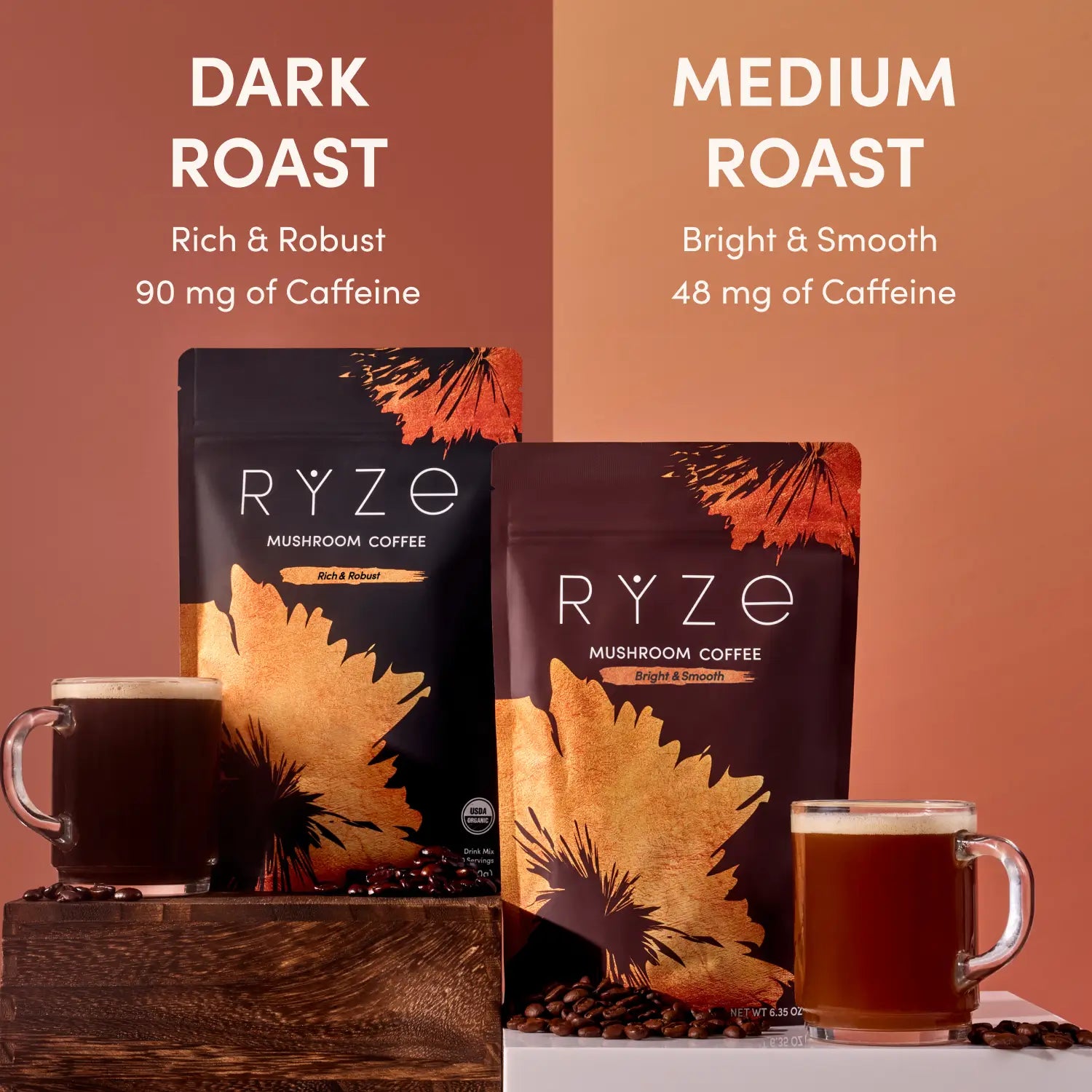 RYZE Ritual Set Dark Roast (90 Day Plan) - ZQHC