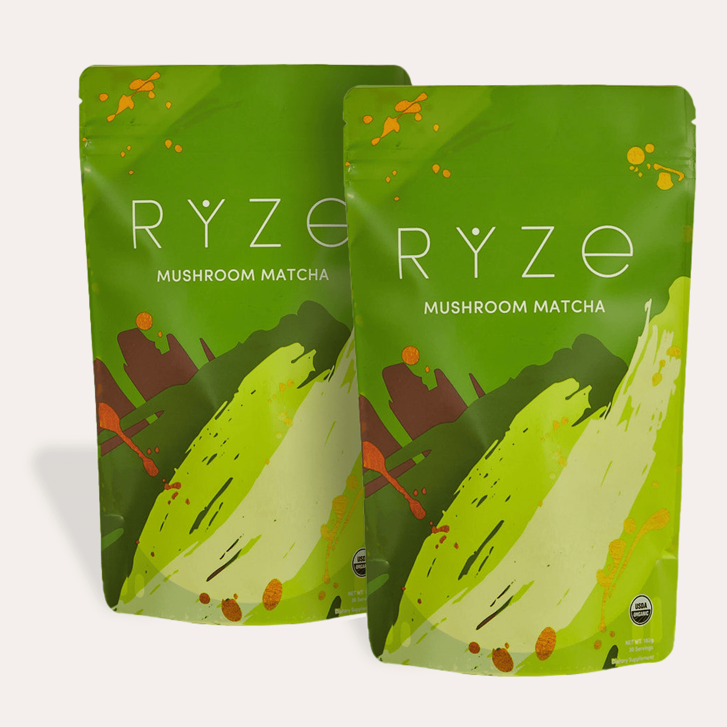 RYZE Organic Mushroom Matcha Starter Kit (60 servings) - FEAA